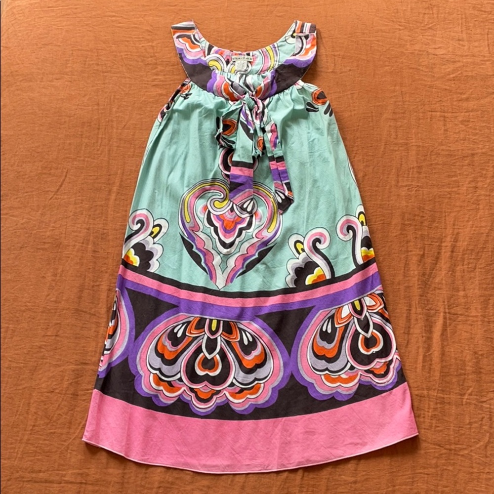 Blue Plate patterned dress